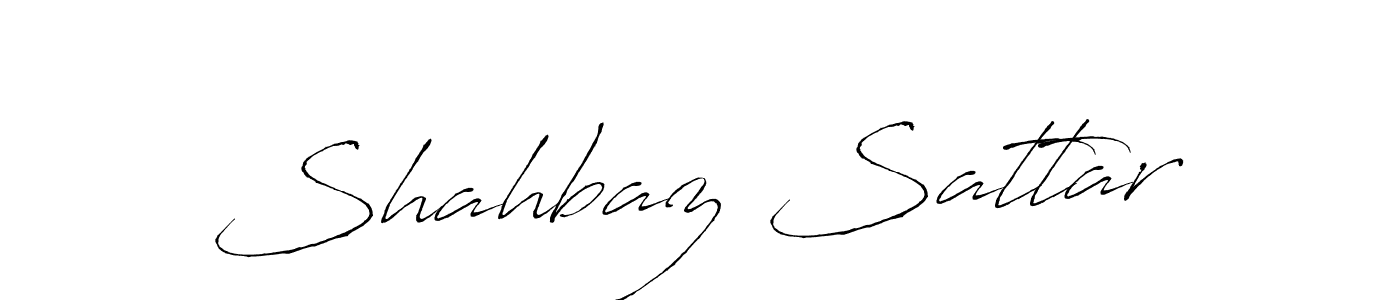 Shahbaz Sattar stylish signature style. Best Handwritten Sign (Antro_Vectra) for my name. Handwritten Signature Collection Ideas for my name Shahbaz Sattar. Shahbaz Sattar signature style 6 images and pictures png