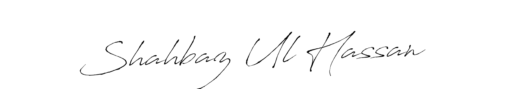 Also we have Shahbaz Ul Hassan name is the best signature style. Create professional handwritten signature collection using Antro_Vectra autograph style. Shahbaz Ul Hassan signature style 6 images and pictures png