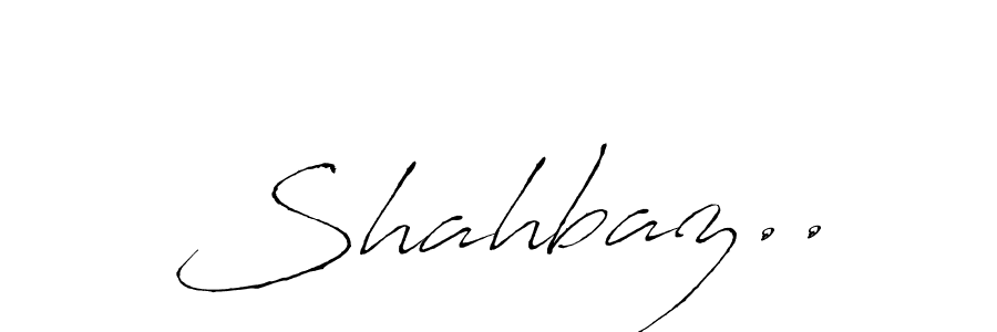 Use a signature maker to create a handwritten signature online. With this signature software, you can design (Antro_Vectra) your own signature for name Shahbaz... Shahbaz.. signature style 6 images and pictures png