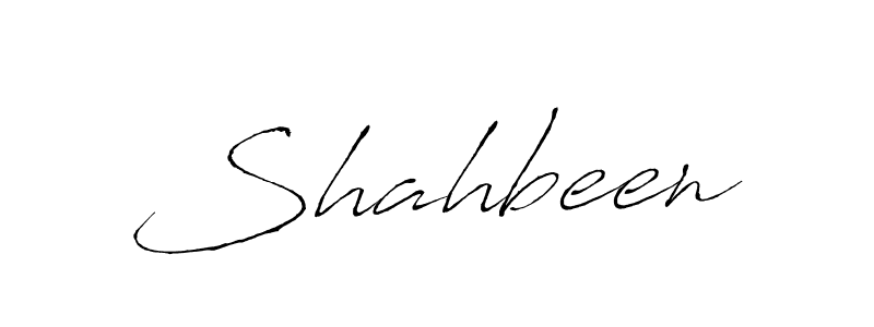 Use a signature maker to create a handwritten signature online. With this signature software, you can design (Antro_Vectra) your own signature for name Shahbeen. Shahbeen signature style 6 images and pictures png