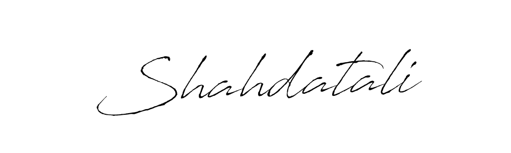 The best way (Antro_Vectra) to make a short signature is to pick only two or three words in your name. The name Shahdatali include a total of six letters. For converting this name. Shahdatali signature style 6 images and pictures png
