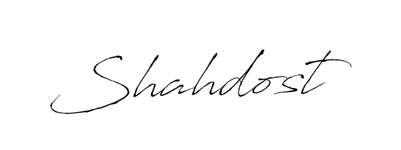 Shahdost stylish signature style. Best Handwritten Sign (Antro_Vectra) for my name. Handwritten Signature Collection Ideas for my name Shahdost. Shahdost signature style 6 images and pictures png