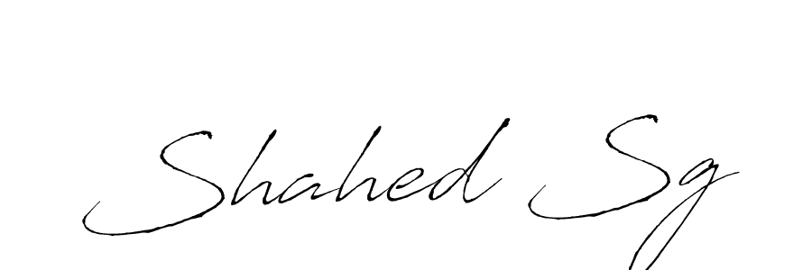 Design your own signature with our free online signature maker. With this signature software, you can create a handwritten (Antro_Vectra) signature for name Shahed Sg. Shahed Sg signature style 6 images and pictures png