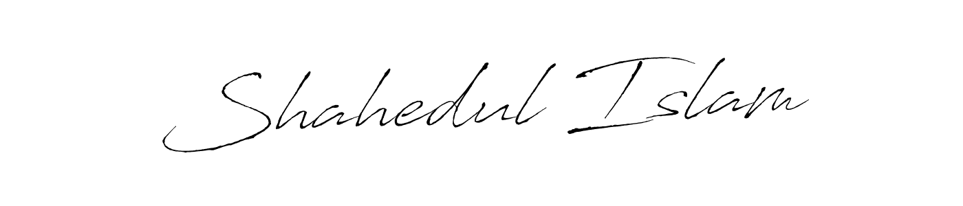 Use a signature maker to create a handwritten signature online. With this signature software, you can design (Antro_Vectra) your own signature for name Shahedul Islam. Shahedul Islam signature style 6 images and pictures png