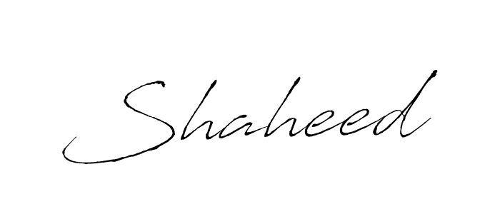 Create a beautiful signature design for name Shaheed. With this signature (Antro_Vectra) fonts, you can make a handwritten signature for free. Shaheed signature style 6 images and pictures png