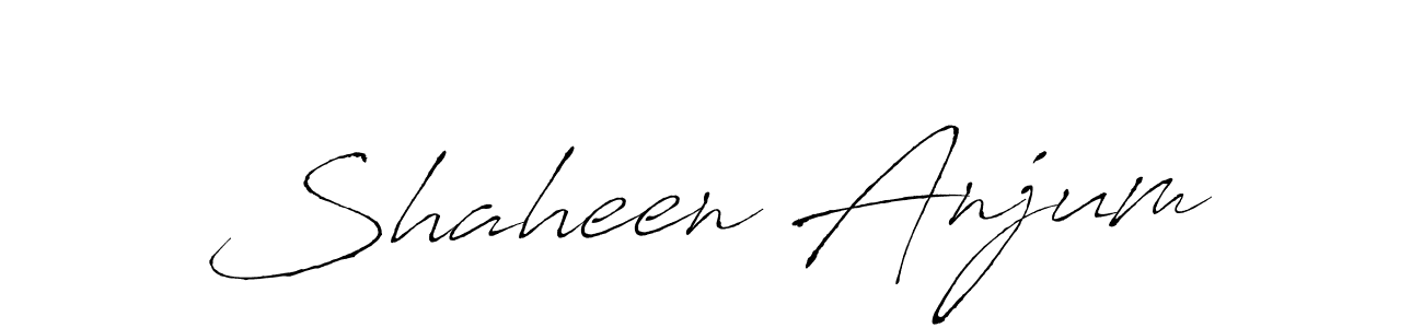 The best way (Antro_Vectra) to make a short signature is to pick only two or three words in your name. The name Shaheen Anjum include a total of six letters. For converting this name. Shaheen Anjum signature style 6 images and pictures png