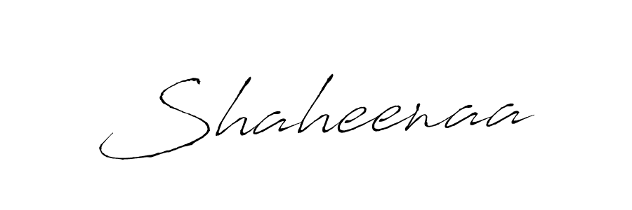 Make a beautiful signature design for name Shaheenaa. With this signature (Antro_Vectra) style, you can create a handwritten signature for free. Shaheenaa signature style 6 images and pictures png