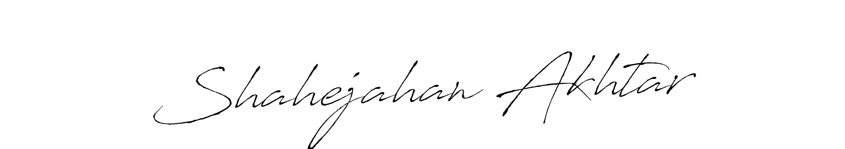 Make a beautiful signature design for name Shahejahan Akhtar. With this signature (Antro_Vectra) style, you can create a handwritten signature for free. Shahejahan Akhtar signature style 6 images and pictures png