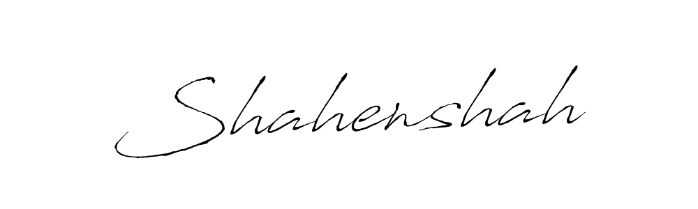 Use a signature maker to create a handwritten signature online. With this signature software, you can design (Antro_Vectra) your own signature for name Shahenshah. Shahenshah signature style 6 images and pictures png