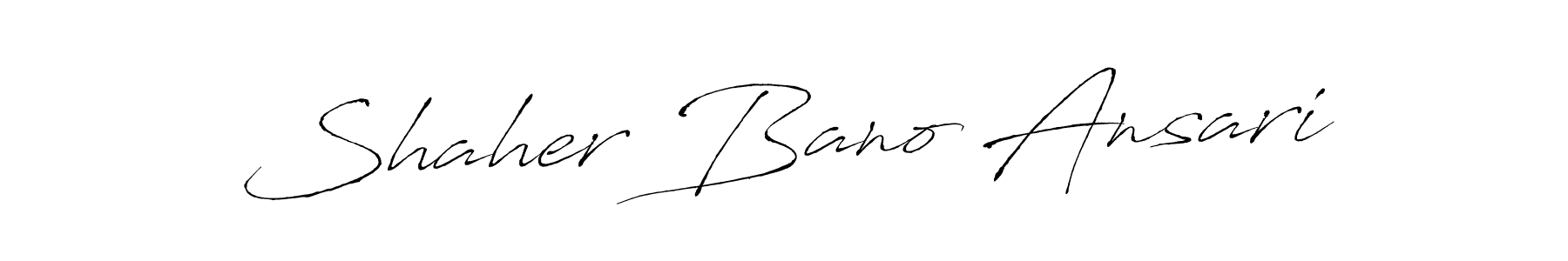 You should practise on your own different ways (Antro_Vectra) to write your name (Shaher Bano Ansari) in signature. don't let someone else do it for you. Shaher Bano Ansari signature style 6 images and pictures png