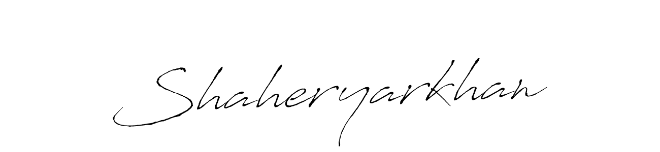 The best way (Antro_Vectra) to make a short signature is to pick only two or three words in your name. The name Shaheryarkhan include a total of six letters. For converting this name. Shaheryarkhan signature style 6 images and pictures png