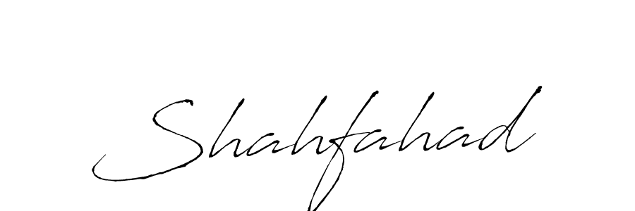 How to make Shahfahad signature? Antro_Vectra is a professional autograph style. Create handwritten signature for Shahfahad name. Shahfahad signature style 6 images and pictures png