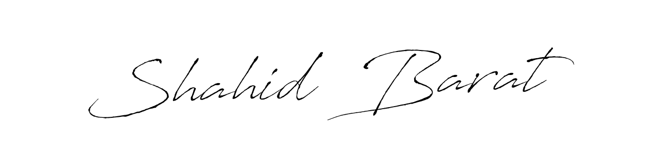 Shahid  Barat stylish signature style. Best Handwritten Sign (Antro_Vectra) for my name. Handwritten Signature Collection Ideas for my name Shahid  Barat. Shahid  Barat signature style 6 images and pictures png