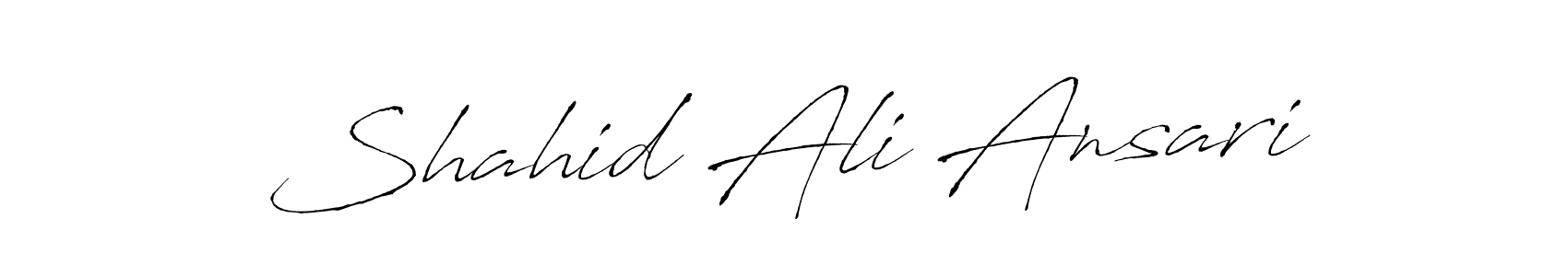 The best way (Antro_Vectra) to make a short signature is to pick only two or three words in your name. The name Shahid Ali Ansari include a total of six letters. For converting this name. Shahid Ali Ansari signature style 6 images and pictures png