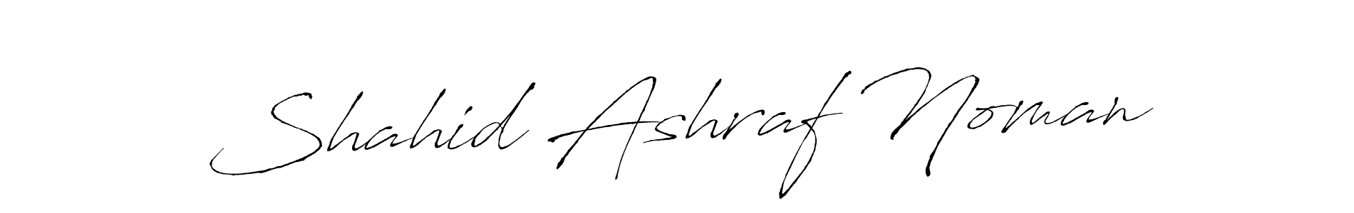 Make a beautiful signature design for name Shahid Ashraf Noman. Use this online signature maker to create a handwritten signature for free. Shahid Ashraf Noman signature style 6 images and pictures png