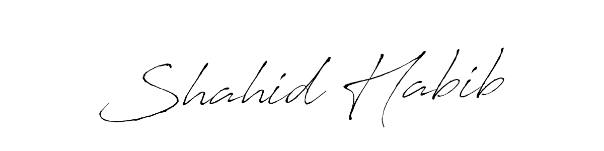 Similarly Antro_Vectra is the best handwritten signature design. Signature creator online .You can use it as an online autograph creator for name Shahid Habib. Shahid Habib signature style 6 images and pictures png