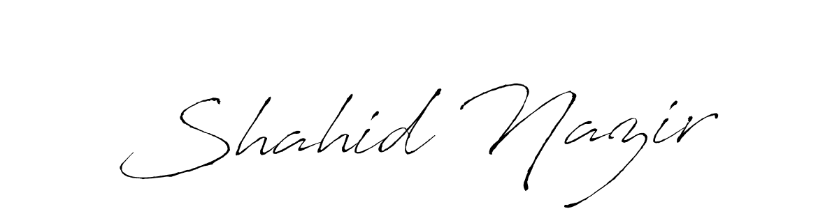 Create a beautiful signature design for name Shahid Nazir. With this signature (Antro_Vectra) fonts, you can make a handwritten signature for free. Shahid Nazir signature style 6 images and pictures png