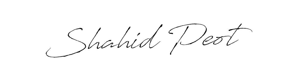 You should practise on your own different ways (Antro_Vectra) to write your name (Shahid Peot) in signature. don't let someone else do it for you. Shahid Peot signature style 6 images and pictures png