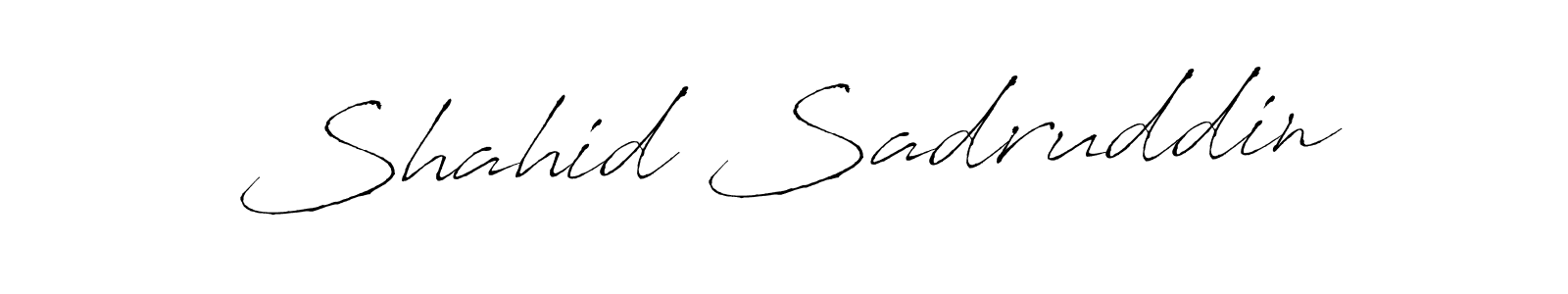 Use a signature maker to create a handwritten signature online. With this signature software, you can design (Antro_Vectra) your own signature for name Shahid Sadruddin. Shahid Sadruddin signature style 6 images and pictures png