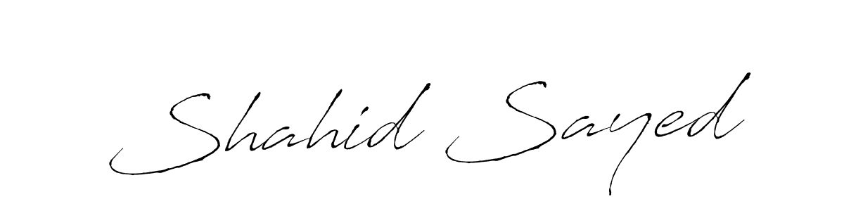 How to make Shahid Sayed signature? Antro_Vectra is a professional autograph style. Create handwritten signature for Shahid Sayed name. Shahid Sayed signature style 6 images and pictures png