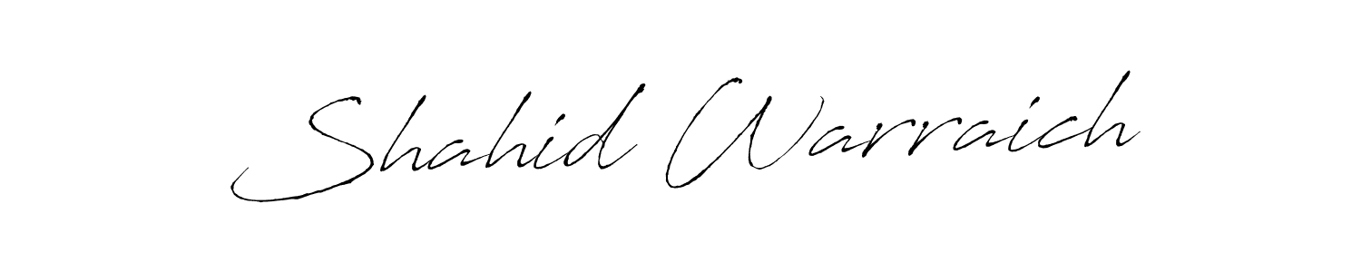 The best way (Antro_Vectra) to make a short signature is to pick only two or three words in your name. The name Shahid Warraich include a total of six letters. For converting this name. Shahid Warraich signature style 6 images and pictures png