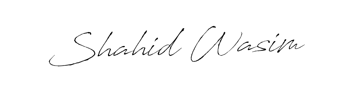 Also You can easily find your signature by using the search form. We will create Shahid Wasim name handwritten signature images for you free of cost using Antro_Vectra sign style. Shahid Wasim signature style 6 images and pictures png