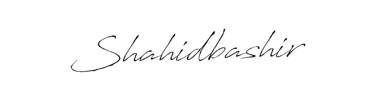 Create a beautiful signature design for name Shahidbashir. With this signature (Antro_Vectra) fonts, you can make a handwritten signature for free. Shahidbashir signature style 6 images and pictures png