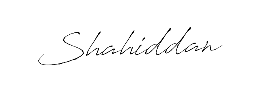 How to make Shahiddan signature? Antro_Vectra is a professional autograph style. Create handwritten signature for Shahiddan name. Shahiddan signature style 6 images and pictures png