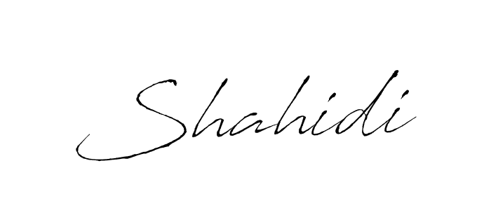 How to make Shahidi name signature. Use Antro_Vectra style for creating short signs online. This is the latest handwritten sign. Shahidi signature style 6 images and pictures png