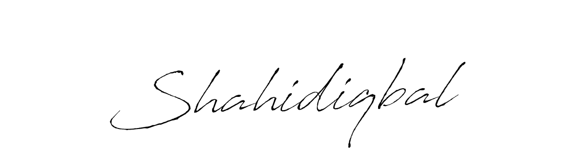 The best way (Antro_Vectra) to make a short signature is to pick only two or three words in your name. The name Shahidiqbal include a total of six letters. For converting this name. Shahidiqbal signature style 6 images and pictures png