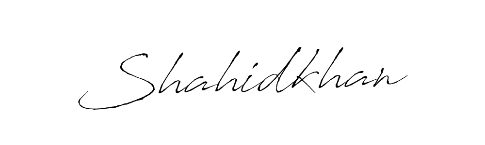 Also we have Shahidkhan name is the best signature style. Create professional handwritten signature collection using Antro_Vectra autograph style. Shahidkhan signature style 6 images and pictures png