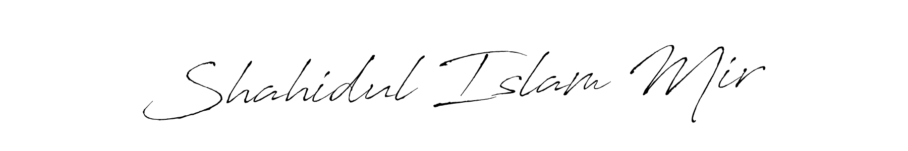 Design your own signature with our free online signature maker. With this signature software, you can create a handwritten (Antro_Vectra) signature for name Shahidul Islam Mir. Shahidul Islam Mir signature style 6 images and pictures png