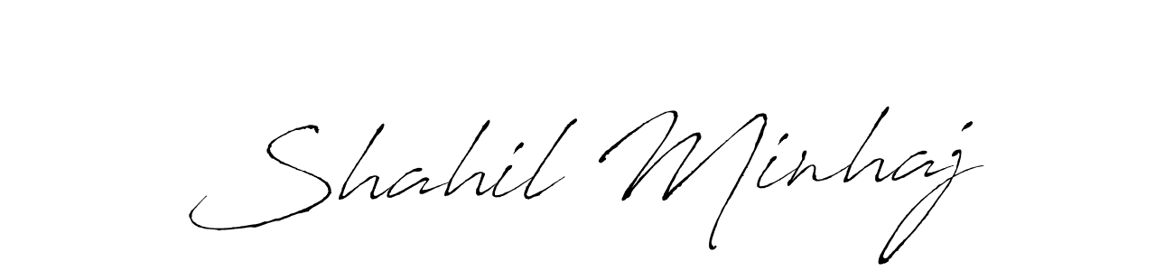 The best way (Antro_Vectra) to make a short signature is to pick only two or three words in your name. The name Shahil Minhaj include a total of six letters. For converting this name. Shahil Minhaj signature style 6 images and pictures png