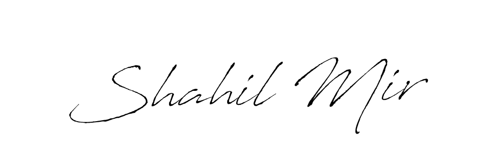 You can use this online signature creator to create a handwritten signature for the name Shahil Mir. This is the best online autograph maker. Shahil Mir signature style 6 images and pictures png