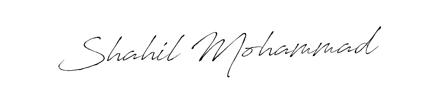 How to make Shahil Mohammad signature? Antro_Vectra is a professional autograph style. Create handwritten signature for Shahil Mohammad name. Shahil Mohammad signature style 6 images and pictures png