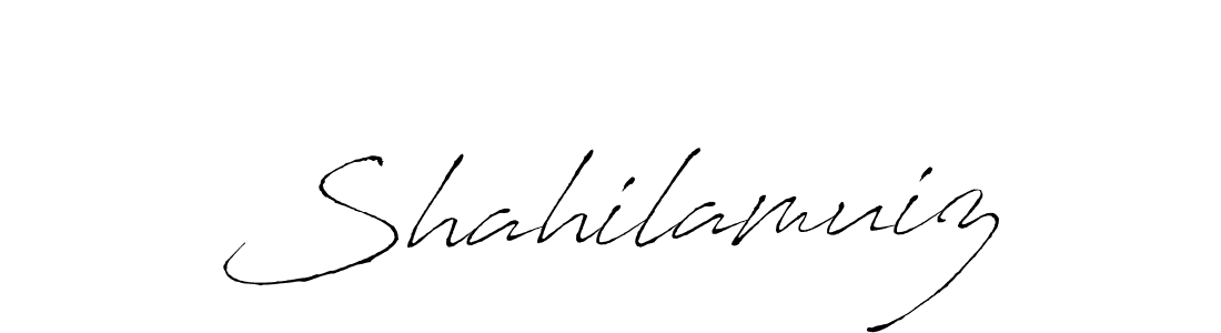 You should practise on your own different ways (Antro_Vectra) to write your name (Shahilamuiz) in signature. don't let someone else do it for you. Shahilamuiz signature style 6 images and pictures png