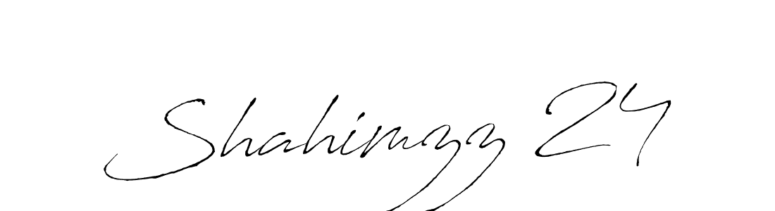 Create a beautiful signature design for name Shahimzz 24. With this signature (Antro_Vectra) fonts, you can make a handwritten signature for free. Shahimzz 24 signature style 6 images and pictures png