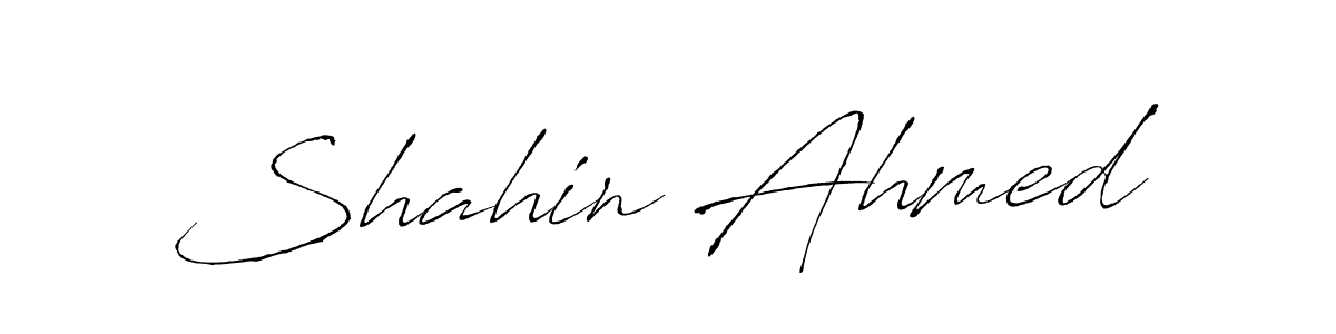 Make a beautiful signature design for name Shahin Ahmed. With this signature (Antro_Vectra) style, you can create a handwritten signature for free. Shahin Ahmed signature style 6 images and pictures png