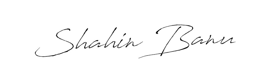 Shahin Banu stylish signature style. Best Handwritten Sign (Antro_Vectra) for my name. Handwritten Signature Collection Ideas for my name Shahin Banu. Shahin Banu signature style 6 images and pictures png