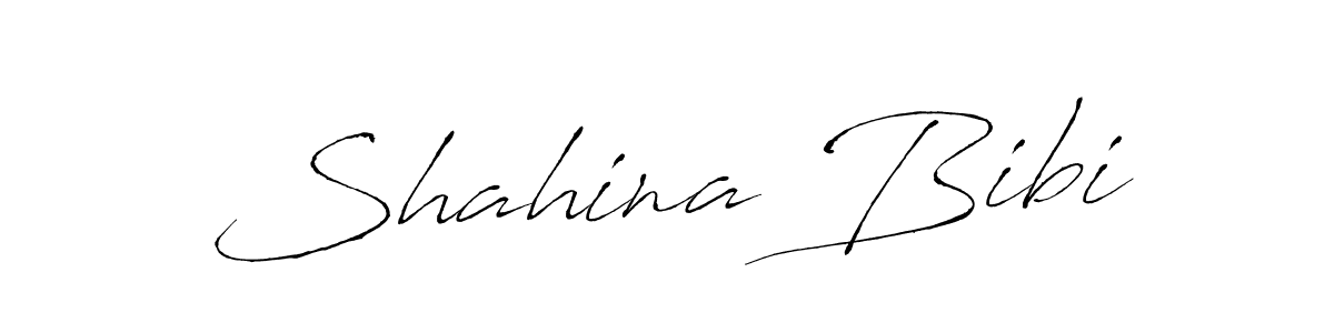 Make a beautiful signature design for name Shahina Bibi. With this signature (Antro_Vectra) style, you can create a handwritten signature for free. Shahina Bibi signature style 6 images and pictures png