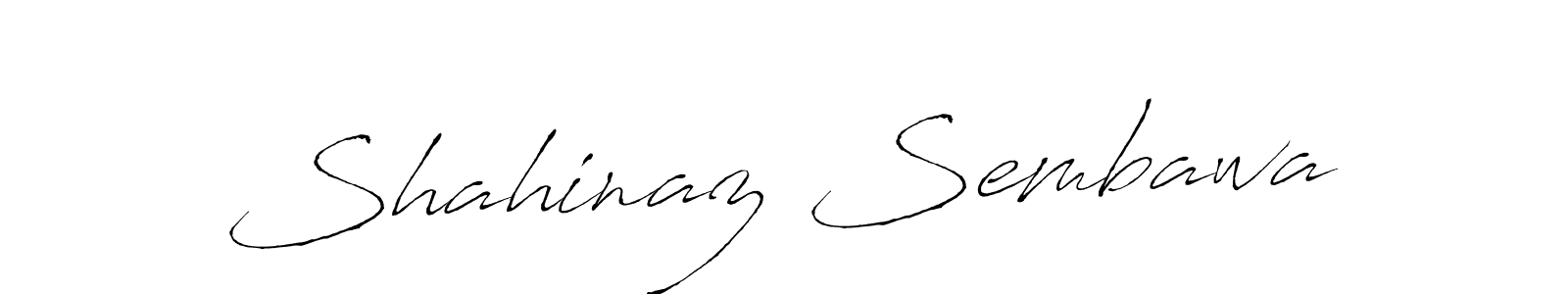 Also we have Shahinaz Sembawa name is the best signature style. Create professional handwritten signature collection using Antro_Vectra autograph style. Shahinaz Sembawa signature style 6 images and pictures png