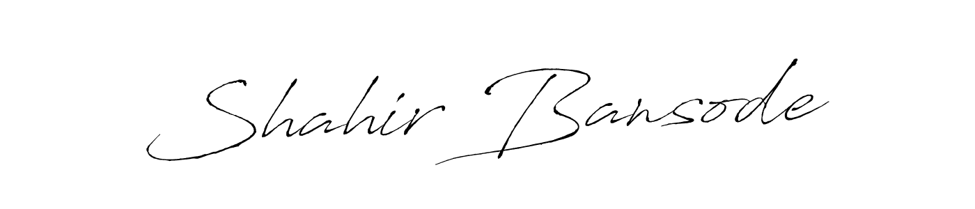 Make a beautiful signature design for name Shahir Bansode. Use this online signature maker to create a handwritten signature for free. Shahir Bansode signature style 6 images and pictures png