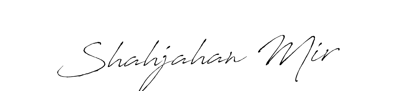 Design your own signature with our free online signature maker. With this signature software, you can create a handwritten (Antro_Vectra) signature for name Shahjahan Mir. Shahjahan Mir signature style 6 images and pictures png