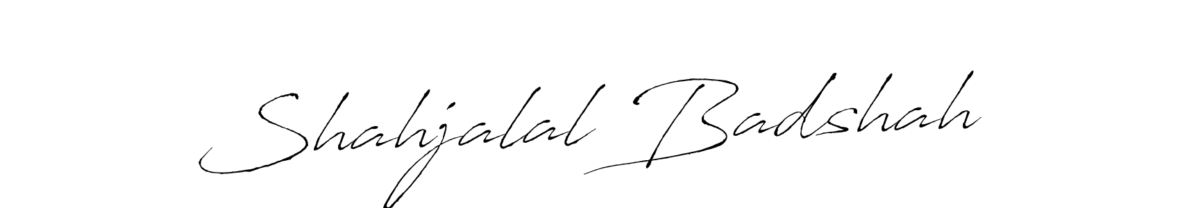 Design your own signature with our free online signature maker. With this signature software, you can create a handwritten (Antro_Vectra) signature for name Shahjalal Badshah. Shahjalal Badshah signature style 6 images and pictures png