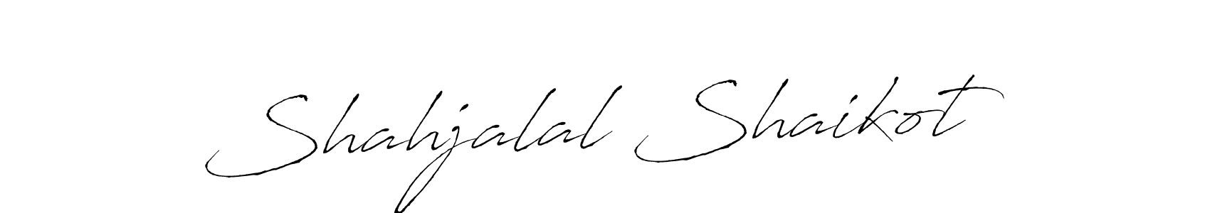 Create a beautiful signature design for name Shahjalal Shaikot. With this signature (Antro_Vectra) fonts, you can make a handwritten signature for free. Shahjalal Shaikot signature style 6 images and pictures png