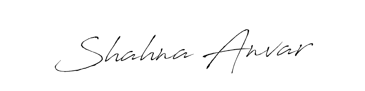 How to make Shahna Anvar signature? Antro_Vectra is a professional autograph style. Create handwritten signature for Shahna Anvar name. Shahna Anvar signature style 6 images and pictures png