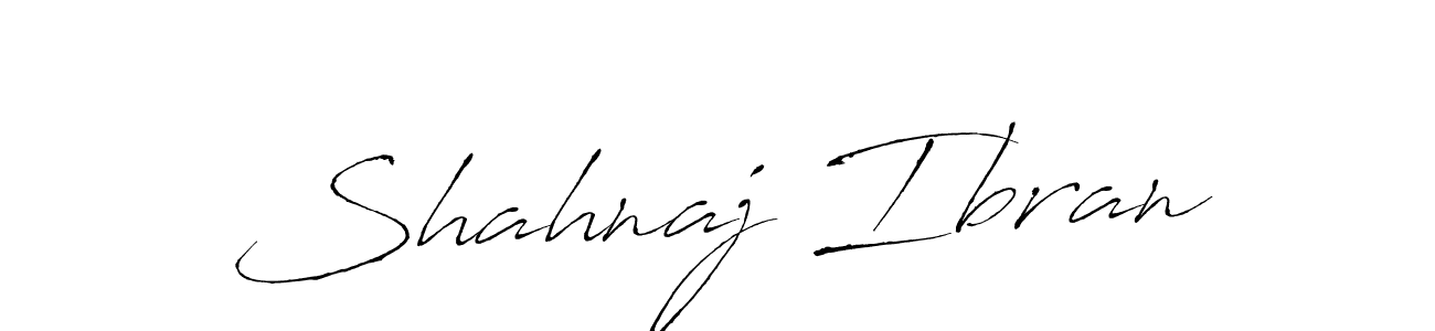 How to make Shahnaj Ibran name signature. Use Antro_Vectra style for creating short signs online. This is the latest handwritten sign. Shahnaj Ibran signature style 6 images and pictures png