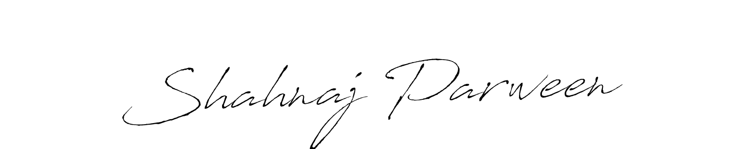 How to make Shahnaj Parween name signature. Use Antro_Vectra style for creating short signs online. This is the latest handwritten sign. Shahnaj Parween signature style 6 images and pictures png