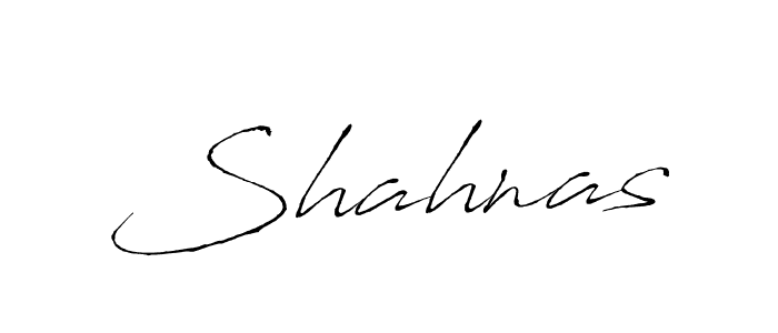 Make a beautiful signature design for name Shahnas. With this signature (Antro_Vectra) style, you can create a handwritten signature for free. Shahnas signature style 6 images and pictures png