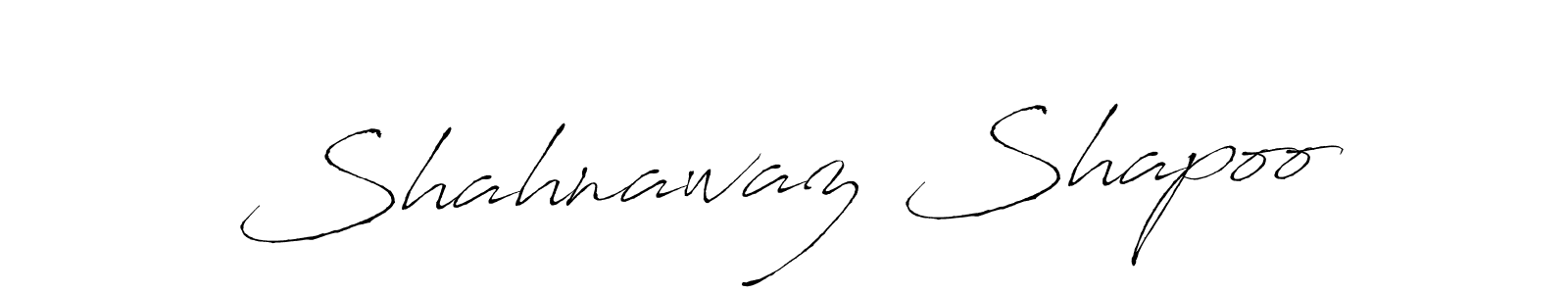 How to make Shahnawaz Shapoo name signature. Use Antro_Vectra style for creating short signs online. This is the latest handwritten sign. Shahnawaz Shapoo signature style 6 images and pictures png